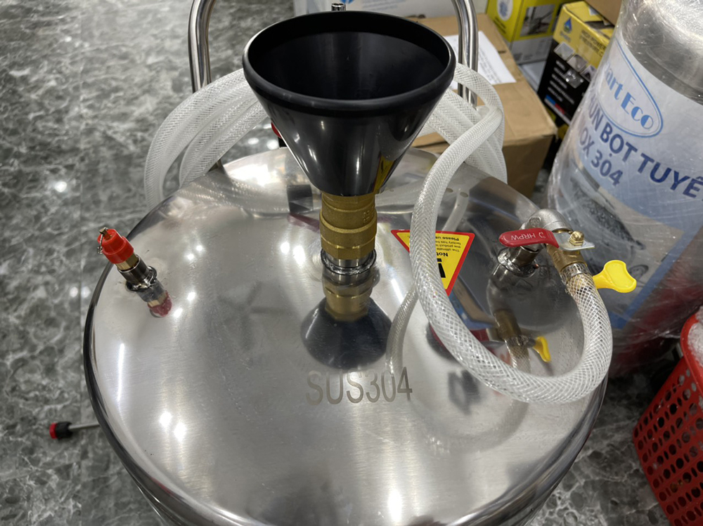 Bình rửa xe bọt tuyết inox 304 Jetman 80L